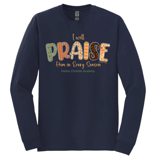 Praise Navy Long Sleeve